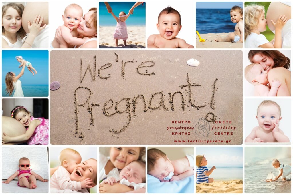 Bilder von Babys im Crete Fertility Center auf Kreta – ein Symbol für erfolgreiche In-vitro-Fertilisation und die Freude der Elternschaft