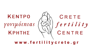 Das Logo des Crete Fertility Center auf Kreta – ein spezialisiertes Zentrum für In-vitro-Fertilisation (IVF) und Reproduktionsmedizin