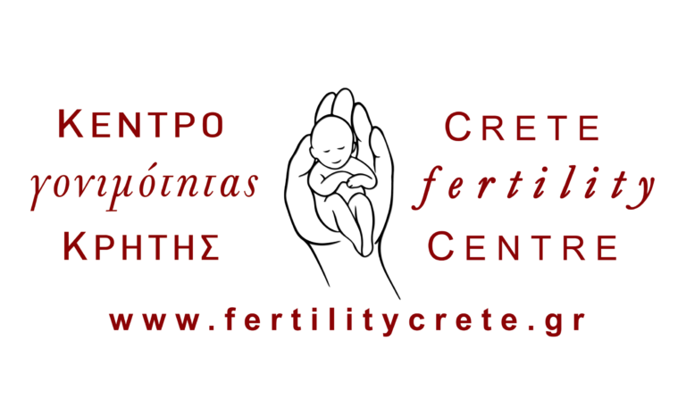 Das Logo des Crete Fertility Center auf Kreta – ein spezialisiertes Zentrum für In-vitro-Fertilisation (IVF) und Reproduktionsmedizin